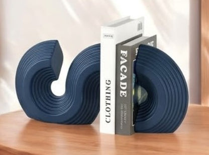 Modern Ceramic Bookends, Minimalist Ceramic Bookend, Geometric Design Ceramic Bookends, Abstract Ceramic Bookends, Ceramic Bookends