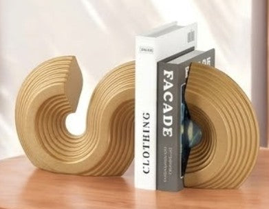 Modern Ceramic Bookends, Minimalist Ceramic Bookend, Geometric Design Ceramic Bookends, Abstract Ceramic Bookends, Ceramic Bookends