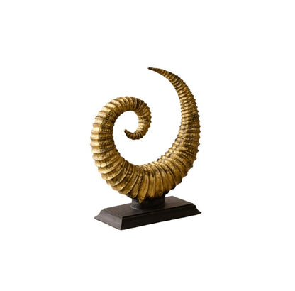 Handmade Fossil Decor Sculpture, Spiral Fossil Art Decor, Sea Shell Statue, Fossil Shell Statue, Modern Fossil Inspired Decor, Fossil Decor