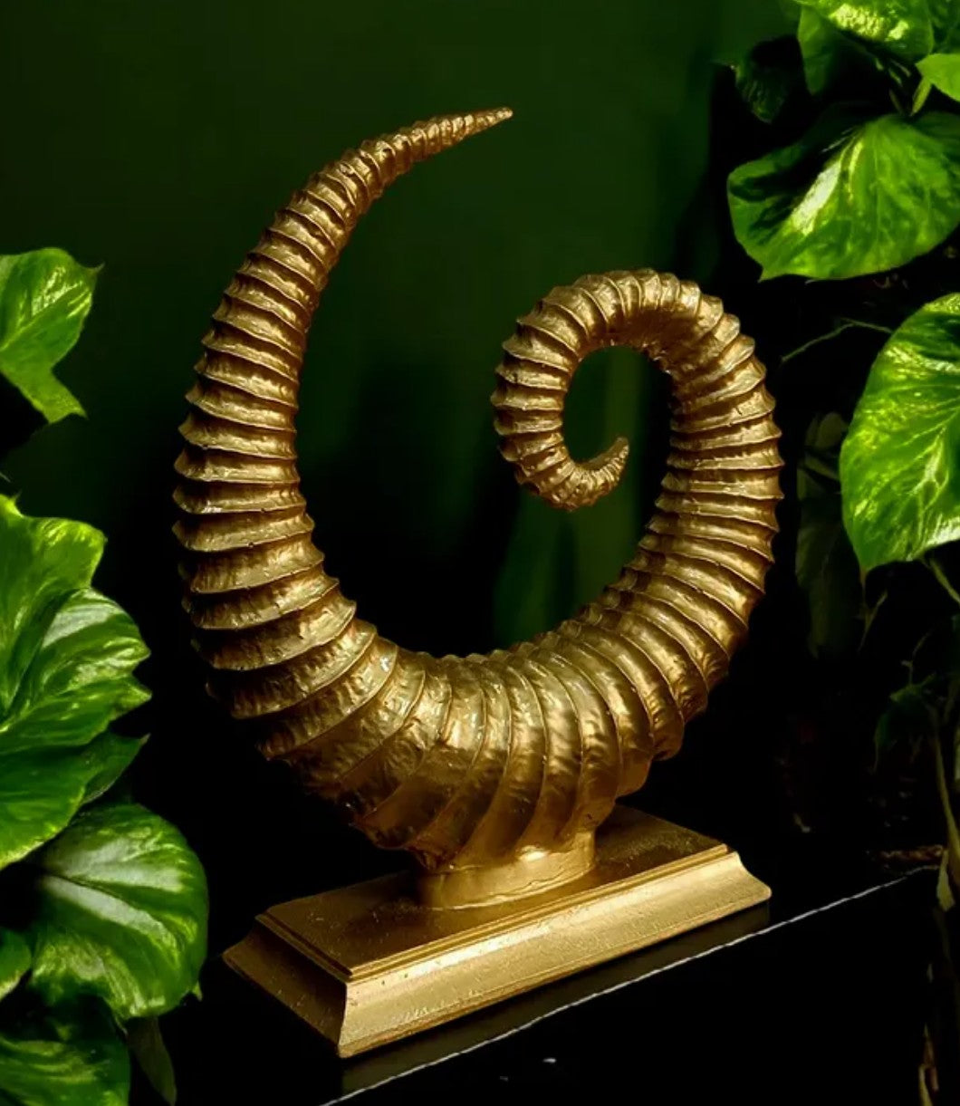 Handmade Fossil Decor Sculpture, Spiral Fossil Art Decor, Sea Shell Statue, Fossil Shell Statue, Modern Fossil Inspired Decor, Fossil Decor