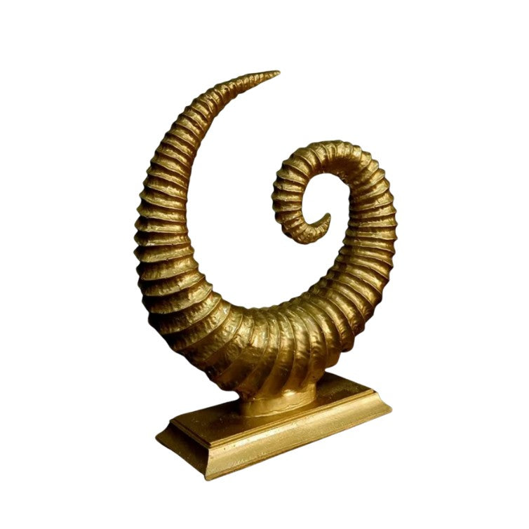 Handmade Fossil Decor Sculpture, Spiral Fossil Art Decor, Sea Shell Statue, Fossil Shell Statue, Modern Fossil Inspired Decor, Fossil Decor