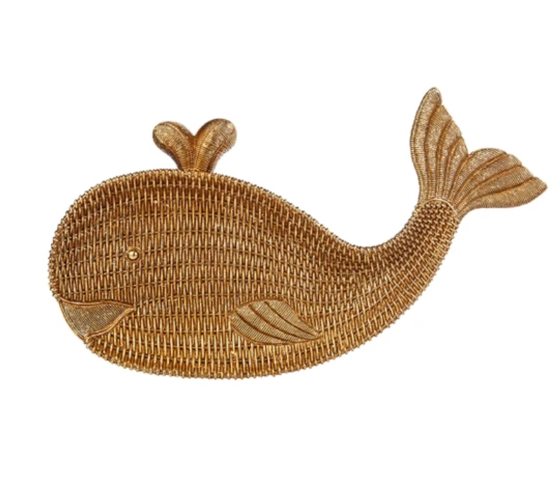 Decorative Whale Tray, Handmade Whale Tray, Cute Ocean Whale Plate, Whale Shaped Decorative Tray, Whale Figurine Tray, Whale Tray