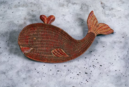 Decorative Whale Tray, Handmade Whale Tray, Cute Ocean Whale Plate, Whale Shaped Decorative Tray, Whale Figurine Tray, Whale Tray