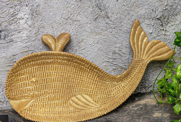 Decorative Whale Tray, Handmade Whale Tray, Cute Ocean Whale Plate, Whale Shaped Decorative Tray, Whale Figurine Tray, Whale Tray