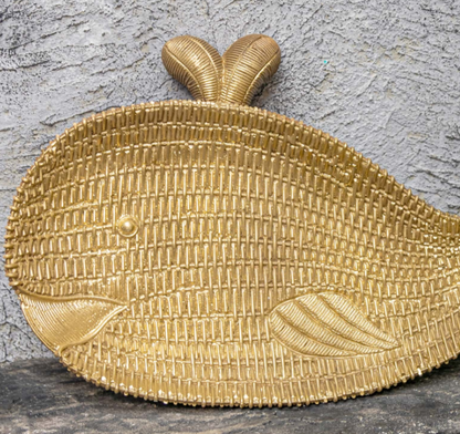 Decorative Whale Tray, Handmade Whale Tray, Cute Ocean Whale Plate, Whale Shaped Decorative Tray, Whale Figurine Tray, Whale Tray