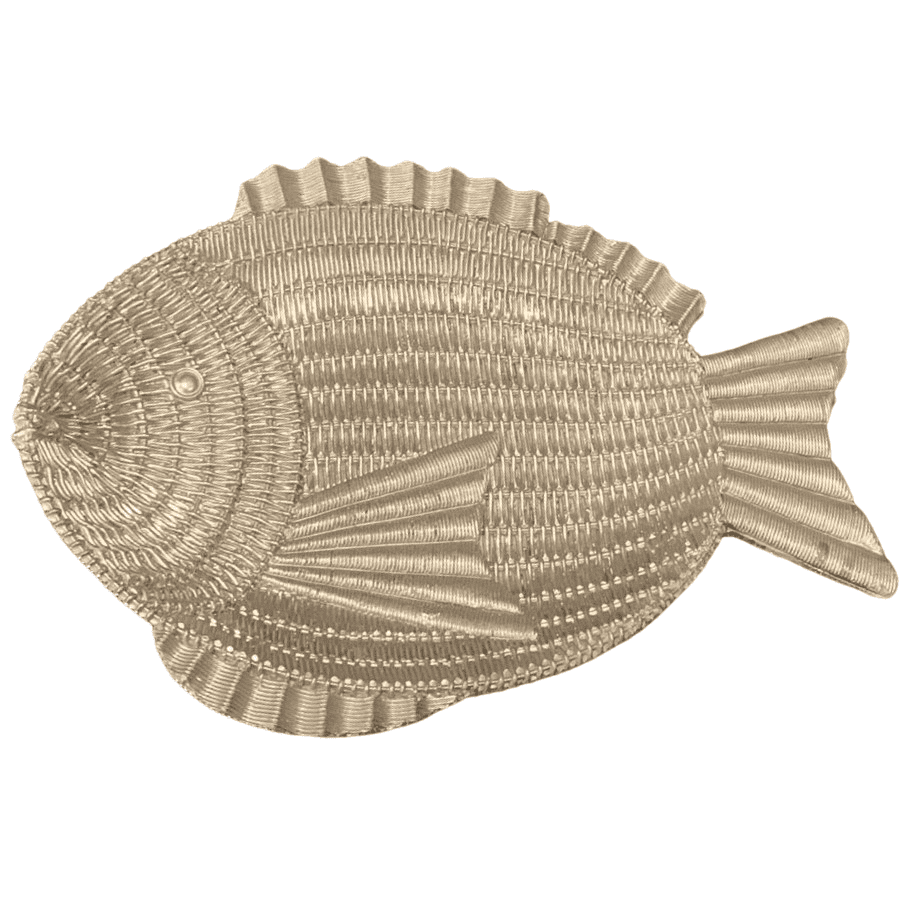 Fish Shaped Decorative Tray, Nautical Theme Fish Tray, Coastal Style Fish Shaped Tray, Unique Fish Serving Tray, Handcrafted Style Fish Tray
