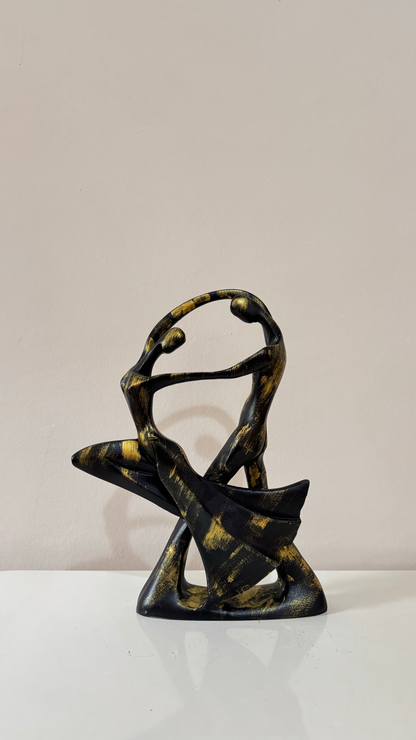 Dancing Couple Statue, Abstract Sculpture, Abstract Couple Figurine, Modern Love Decor, Romantic Gift for Couples, Love Art Decor, Couple Sculpture, Couple Statue