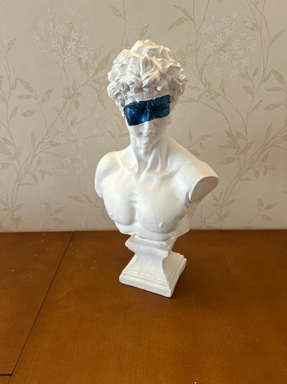 David Bust Decorative Sculpture, Greek Statue Decor, Abstract Classical Bust Statue, Modern Art Sculpture, David Bust, David Sculpture, David Bust Decor, David Decor, David Statue