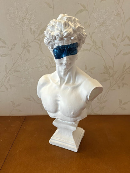 David Bust Decorative Sculpture, Greek Statue Decor, Abstract Classical Bust Statue, Modern Art Sculpture, David Bust, David Sculpture, David Bust Decor, David Decor, David Statue