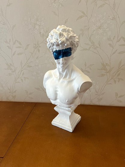 David Bust Decorative Sculpture, Greek Statue Decor, Abstract Classical Bust Statue, Modern Art Sculpture, David Bust, David Sculpture, David Bust Decor, David Decor, David Statue