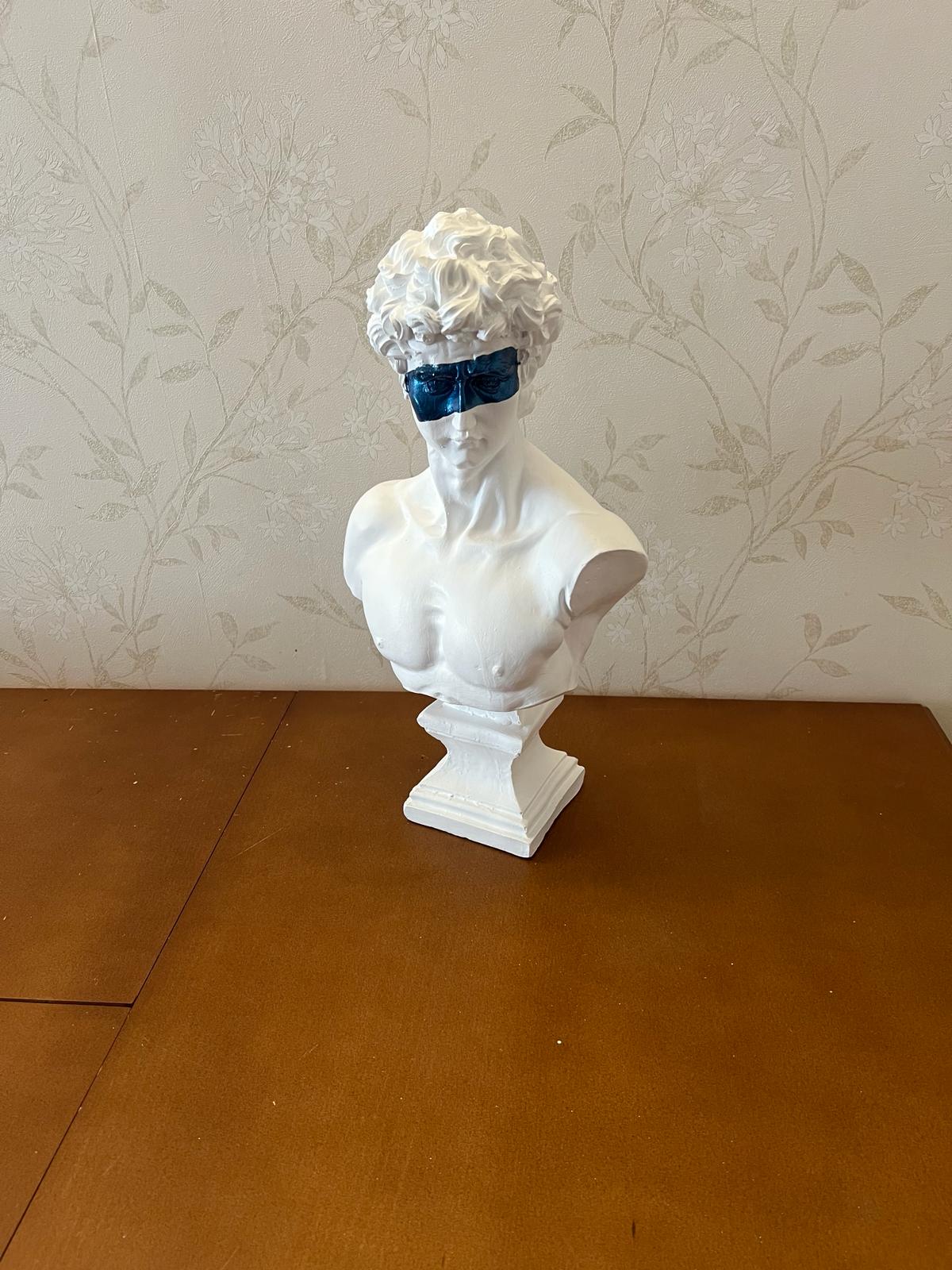 David Bust Decorative Sculpture, Greek Statue Decor, Abstract Classical Bust Statue, Modern Art Sculpture, David Bust, David Sculpture, David Bust Decor, David Decor, David Statue