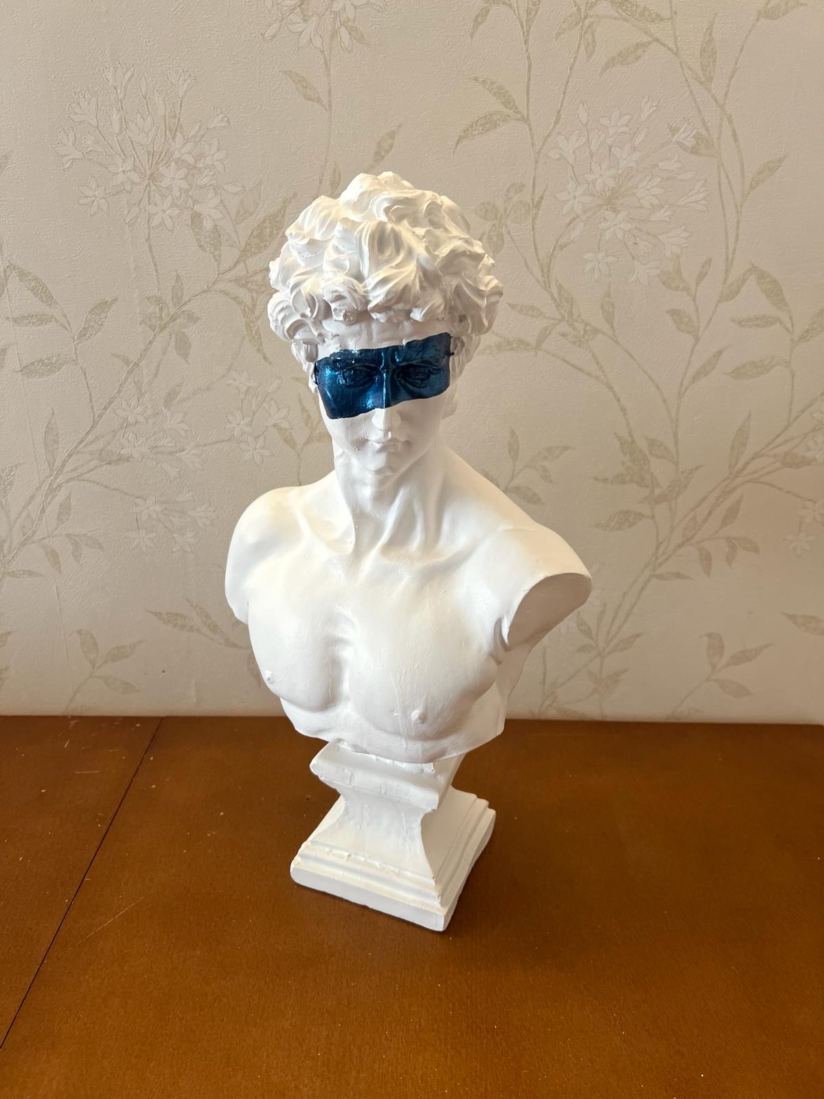 David Bust Decorative Sculpture, Greek Statue Decor, Abstract Classical Bust Statue, Modern Art Sculpture, David Bust, David Sculpture, David Bust Decor, David Decor, David Statue