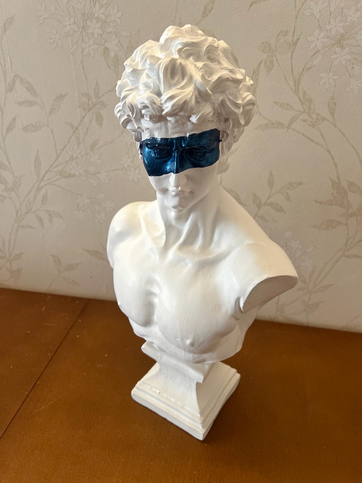 David Bust Decorative Sculpture, Greek Statue Decor, Abstract Classical Bust Statue, Modern Art Sculpture, David Bust, David Sculpture, David Bust Decor, David Decor, David Statue