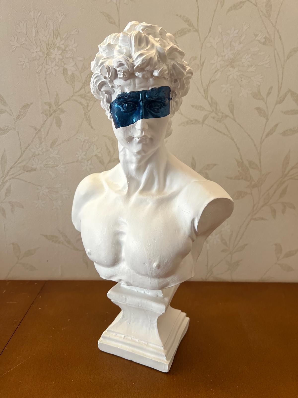 David Bust Decorative Sculpture, Greek Statue Decor, Abstract Classical Bust Statue, Modern Art Sculpture, David Bust, David Sculpture, David Bust Decor, David Decor, David Statue