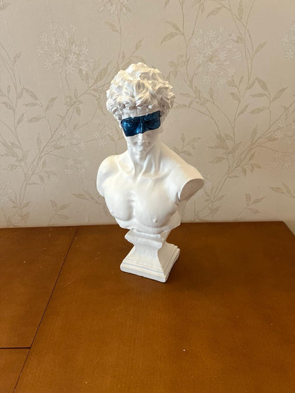 David Bust Decorative Sculpture, Greek Statue Decor, Abstract Classical Bust Statue, Modern Art Sculpture, David Bust, David Sculpture, David Bust Decor, David Decor, David Statue