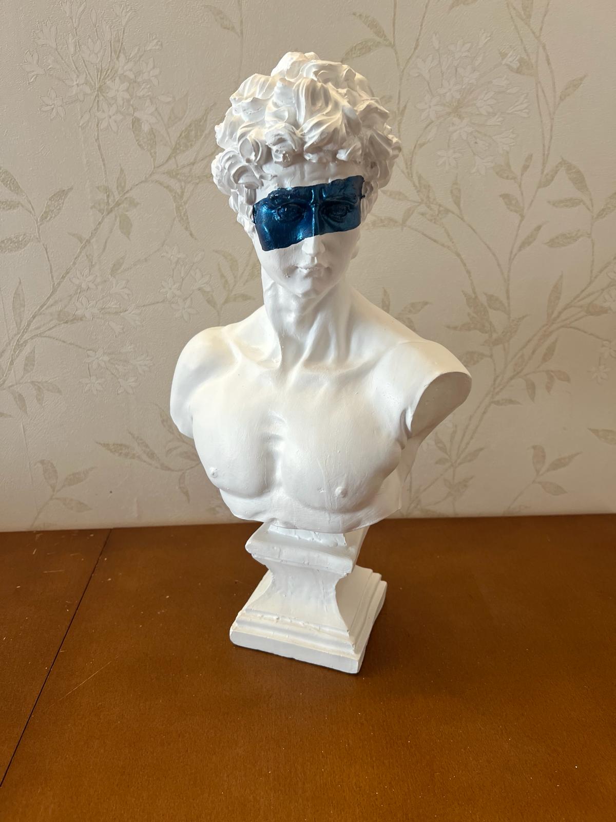 David Bust Decorative Sculpture, Greek Statue Decor, Abstract Classical Bust Statue, Modern Art Sculpture, David Bust, David Sculpture, David Bust Decor, David Decor, David Statue