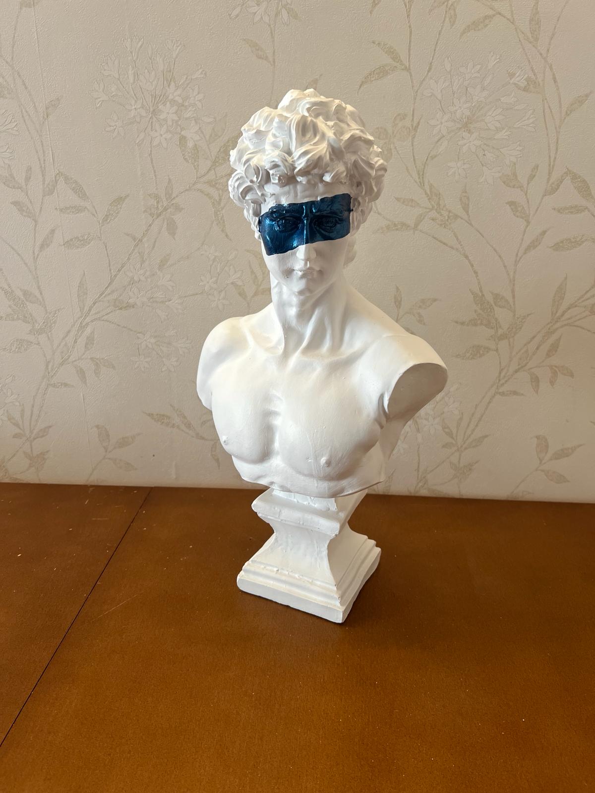 David Bust Decorative Sculpture, Greek Statue Decor, Abstract Classical Bust Statue, Modern Art Sculpture, David Bust, David Sculpture, David Bust Decor, David Decor, David Statue