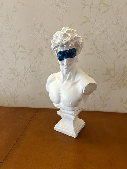 David Bust Decorative Sculpture, Greek Statue Decor, Abstract Classical Bust Statue, Modern Art Sculpture, David Bust, David Sculpture, David Bust Decor, David Decor, David Statue