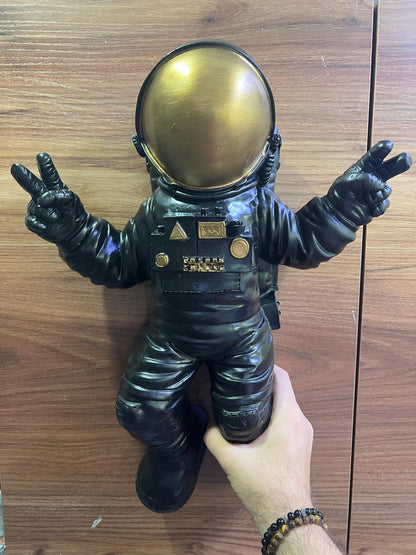 Astronaut Wall Sculpture, Space-themed Wall Decor, Astronaut Decor For Walls, Space Explorer Decorative Figurine, Astronaut Wall Figurine, Astronaut Wall Decor
