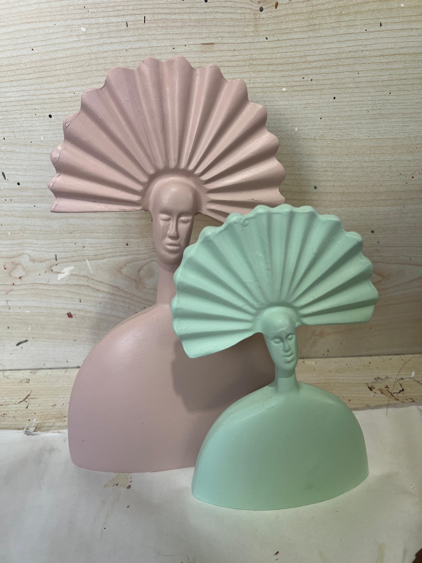 Abstract Ethnic Decor, Modern Asbtract Women Sculpture, Abstract Female Statue, Ethnic Home Decor, Unique Ethnic Art Figurine, Women Decor, Ethnic Women Decor