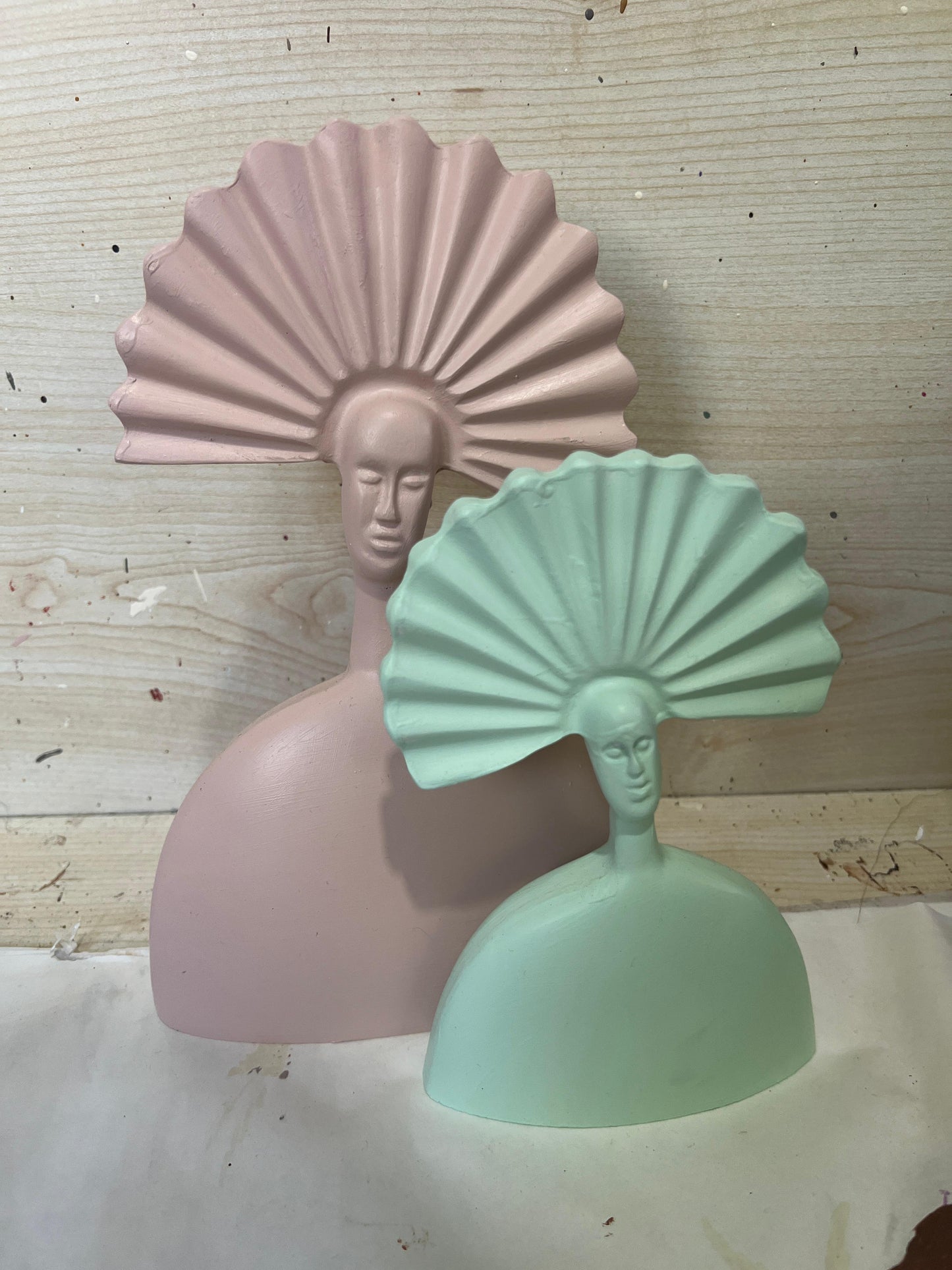 Abstract Ethnic Decor, Modern Asbtract Women Sculpture, Abstract Female Statue, Ethnic Home Decor, Unique Ethnic Art Figurine, Women Decor, Ethnic Women Decor