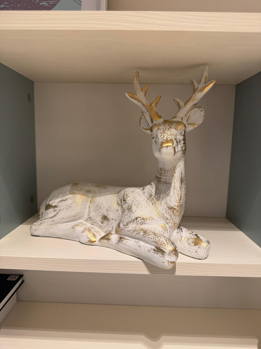 Handmade Deer Decor, Handmade Deer Figurine, Handmade Deer Sculpture, Handmade Deer Statue, Handmade Animal Decor, Elegant Deer Sculpture