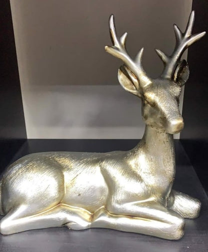 Handmade Deer Decor, Handmade Deer Figurine, Handmade Deer Sculpture, Handmade Deer Statue, Handmade Animal Decor, Elegant Deer Sculpture