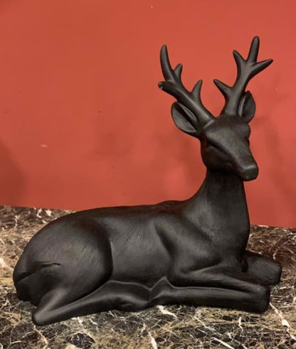 Handmade Deer Decor, Handmade Deer Figurine, Handmade Deer Sculpture, Handmade Deer Statue, Handmade Animal Decor, Elegant Deer Sculpture