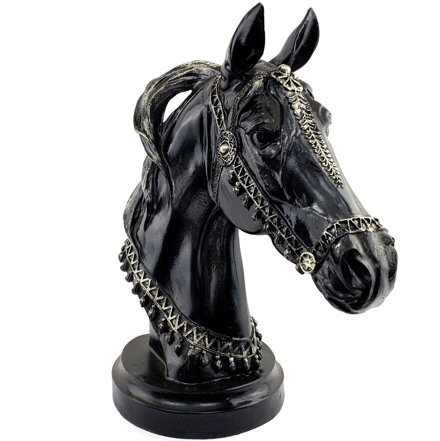 Horse Head Statue, Elegant Horse Sculpture, Realistic Horse Head Statue, Equestrian Style Horse Bust, Majestic Horse Decor, Horse Head Decor