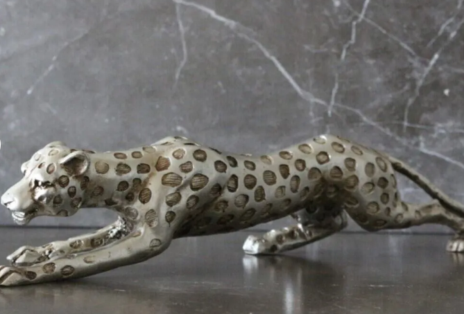 Modern Jaguar Statue, Unique Jaguar Statue, Elegant Jaguar Statue, Abstract Jaguar Statue, Unique Jaguar Statue, Luxury Jaguar Statue