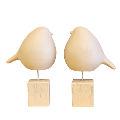 Handmade Bird Bookends Decor, Bird Bookends Sculpture Set, Bird Statue Bookend, Abstract Sculpture Bookends, Animal Bookends Decor
