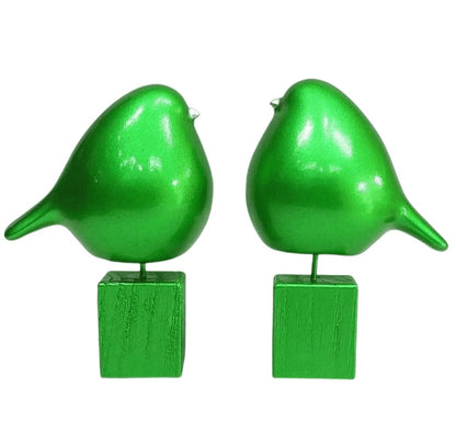 Handmade Bird Bookends Decor, Bird Bookends Sculpture Set, Bird Statue Bookend, Abstract Sculpture Bookends, Animal Bookends Decor