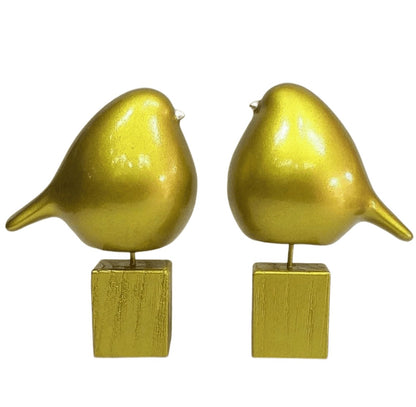 Handmade Bird Bookends Decor, Bird Bookends Sculpture Set, Bird Statue Bookend, Abstract Sculpture Bookends, Animal Bookends Decor