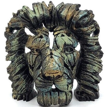 Handcrafted Lion Head Sculpture, Lion Head Sculpture, Jungle King Lion Sculpture, Hand Painted Lion Head Sculpture, Handmade Lion Sculpture