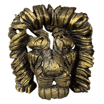 Handcrafted Lion Head Sculpture, Lion Head Sculpture, Jungle King Lion Sculpture, Hand Painted Lion Head Sculpture, Handmade Lion Sculpture