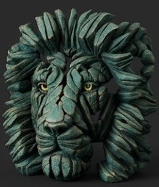 Handcrafted Lion Head Sculpture, Lion Head Sculpture, Jungle King Lion Sculpture, Hand Painted Lion Head Sculpture, Handmade Lion Sculpture