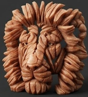 Handcrafted Lion Head Sculpture, Lion Head Sculpture, Jungle King Lion Sculpture, Hand Painted Lion Head Sculpture, Handmade Lion Sculpture