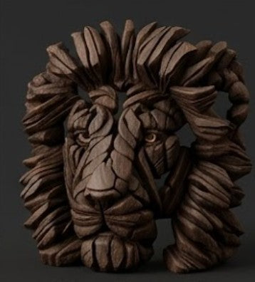 Handcrafted Lion Head Sculpture, Lion Head Sculpture, Jungle King Lion Sculpture, Hand Painted Lion Head Sculpture, Handmade Lion Sculpture