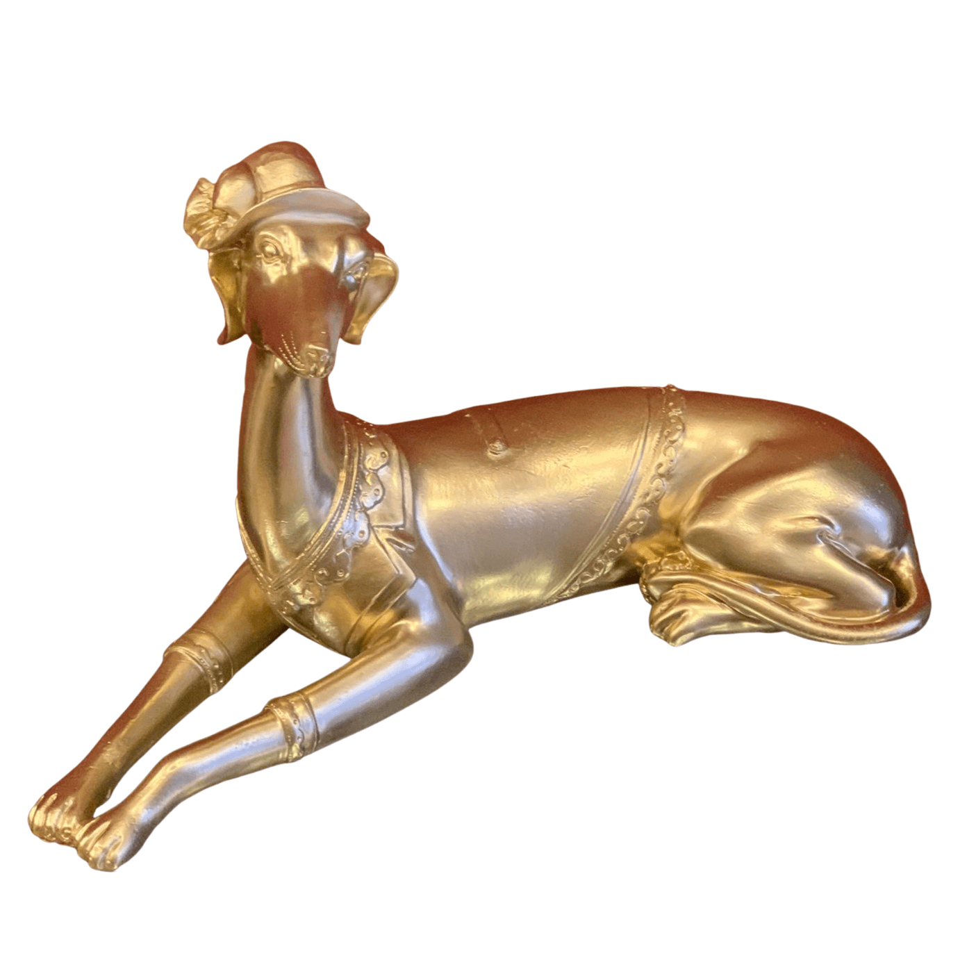 Fashion Dog Statue, Elegant Dog Sculpture, Sitting Lady Dog Statue, Feminine Dog Sculpture, Boutique Style Dog Statue, Cute Dog Statue