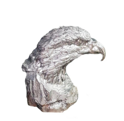 Handmade Bald Eagle Head Bust Statue, Eagle Head Sculpture, Realistic Eagle Head Statue, Majestic Bald Eagle Bust, Eagle Head Bust Decor
