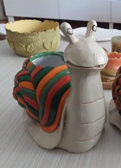Cute Snail Pot Planter, Decorative Snail Pot, Snail Decorative Vase, Animal Shaped Snail Pot, Snail Planter Pot, Snail Shaped Flower Pot