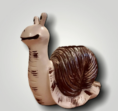 Cute Snail Pot Planter, Decorative Snail Pot, Snail Decorative Vase, Animal Shaped Snail Pot, Snail Planter Pot, Snail Shaped Flower Pot
