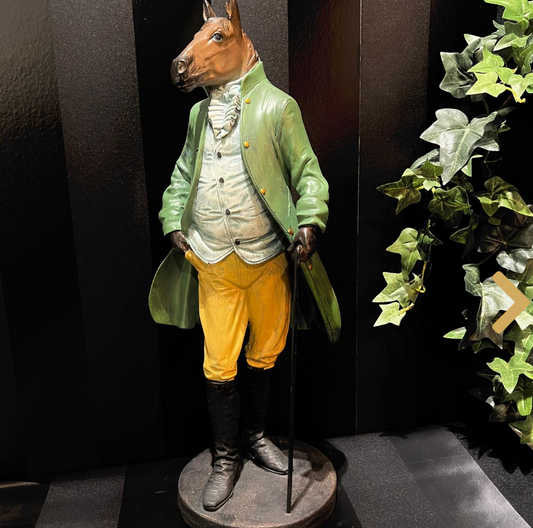 Horseman Decor, Horse Head Figurine, Elegant Horse Statue, Horseman Decorative Statue, Horseman Statue, Horseman Sculpture, Horseman Objects