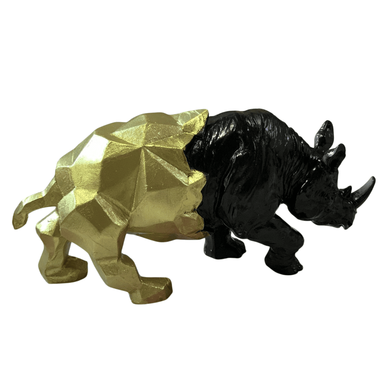 Unique Cubic Rhino Statue, Modern Cubic Rhino Sculpture, Cubic Rhino Statue, Abstract Rhino Sculpture, Luxury Rhino Statue, Rhino Sculpture