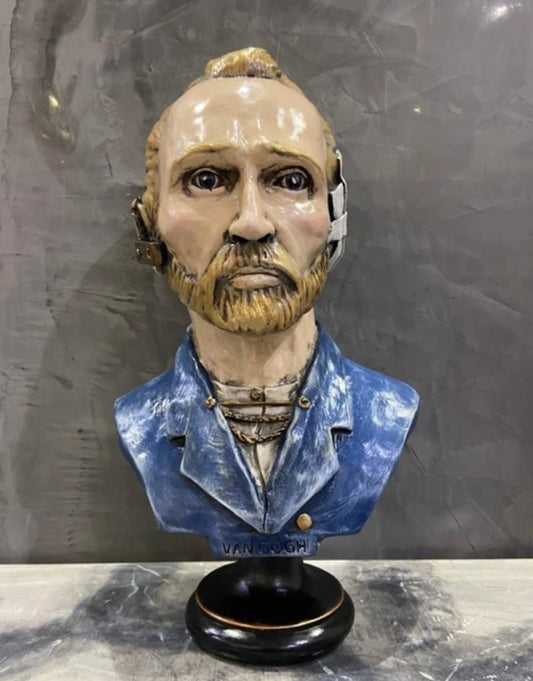Van Gogh Bust Sculpture, Decorative Bust of Van Gogh, Contemporary Art Bust, Van Gogh Sculpture, Van Gogh Figurine, Van Gogh Decor, Van Gogh Statue, Van Gogh Sculpture