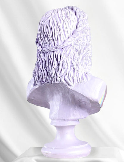 Handmade Zeus Bust, Handmade Greek Zeus Bust, Handmade Zeus Sculpture, Colorful Greek Mythology Bust, Colorful Greek God Statue, Zeus Statue