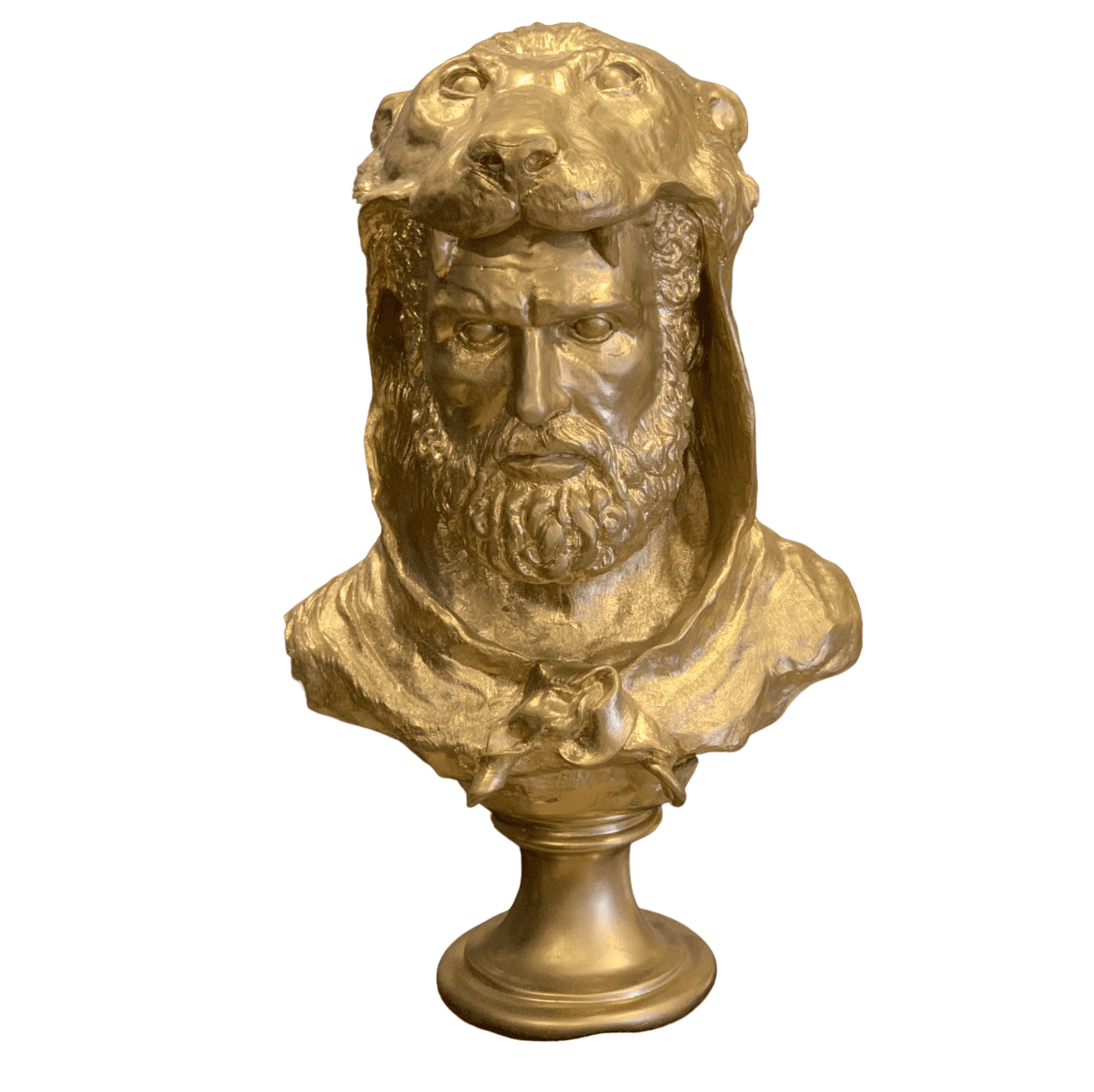 Handmade Hercules Bust, Mythology Sculpture , Mythological Decor, Handmade Greek Statue