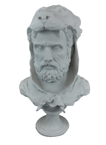 Handmade Hercules Bust, Mythology Sculpture , Mythological Decor, Handmade Greek Statue