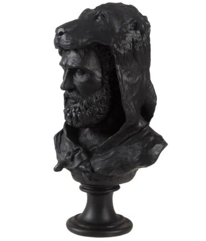 Handmade Hercules Bust, Mythology Sculpture , Mythological Decor, Handmade Greek Statue