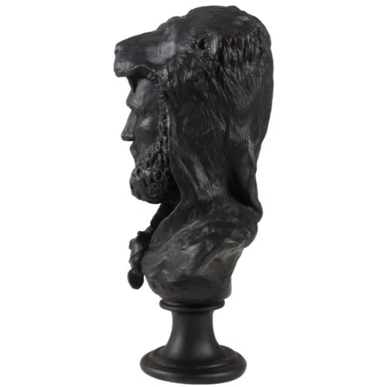 Handmade Hercules Bust, Mythology Sculpture , Mythological Decor, Handmade Greek Statue